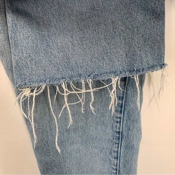 Favorite Daughter The Otto Jeans Womens 28 Blue Light Wash Raw Hem Boyfriend - Picture 8 of 12